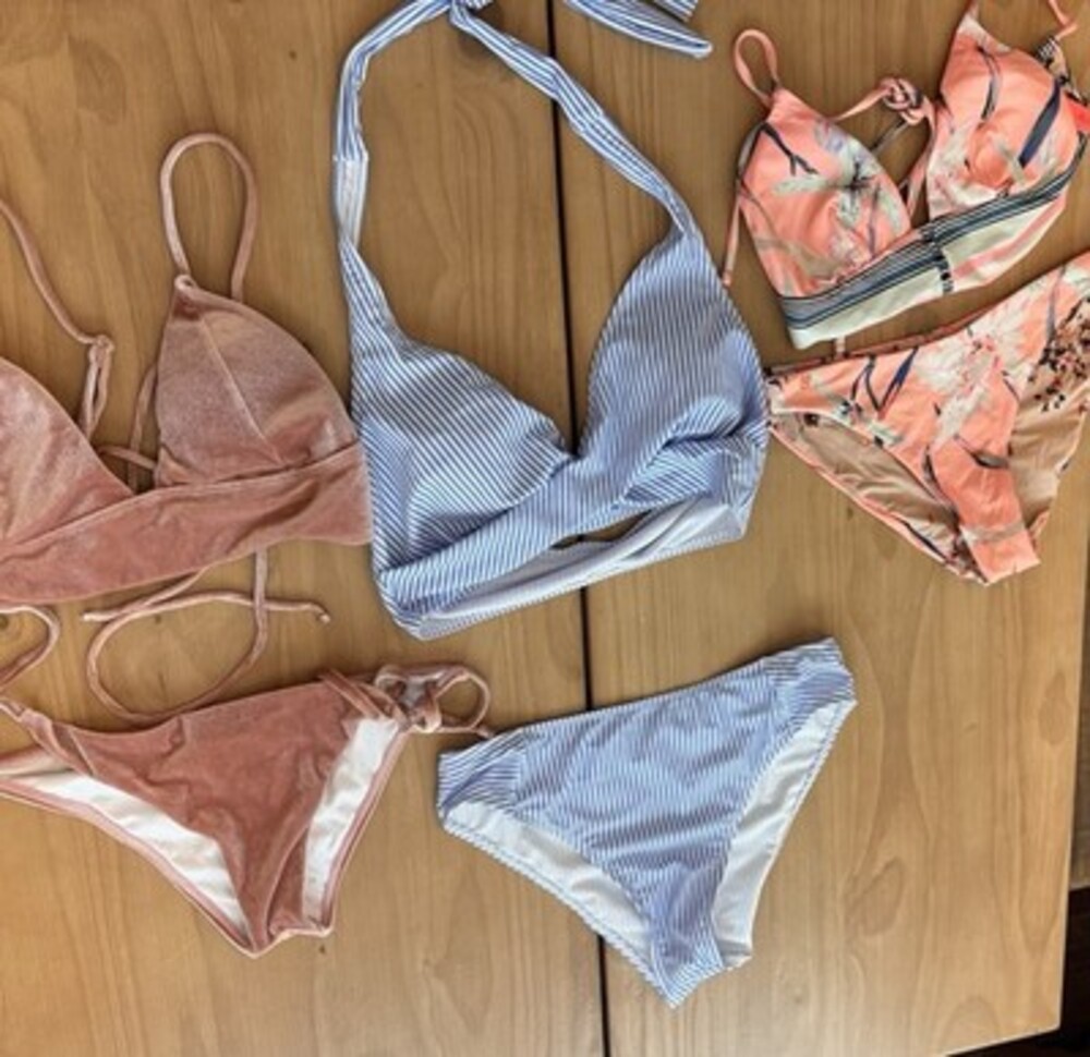Medium Women's Swimsuit Bundle Set Of 3 Suits